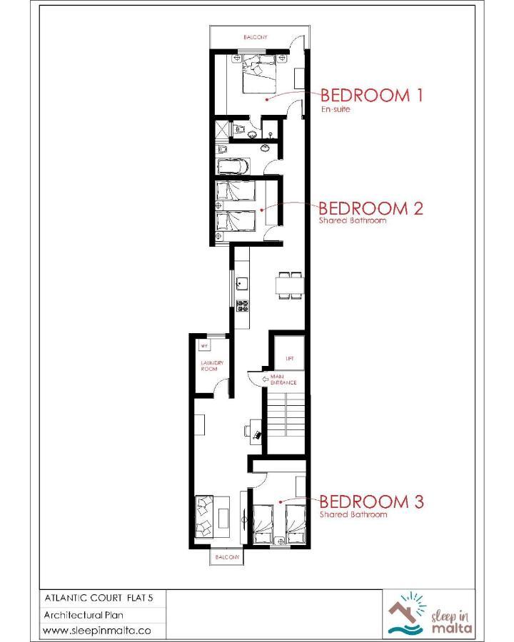 F5 Room 1, Private Double Room With Private Bathroom And Balcony In Shared Flat 음시다 외부 사진